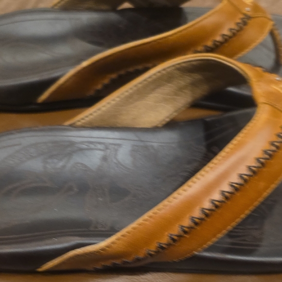 OluKai Mea Ola Leather Men\'s Sandals Sz 12 NEW main image 5